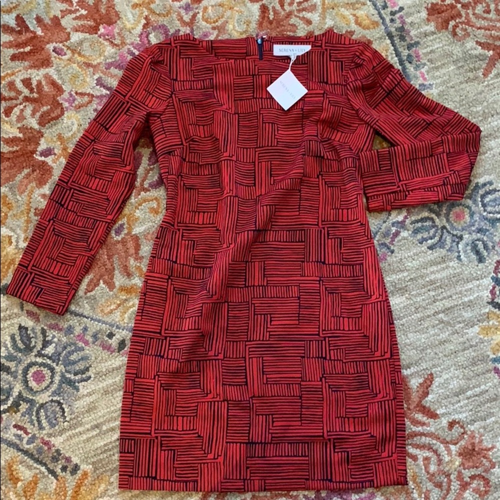 Red A-line dress - Serena and Lily